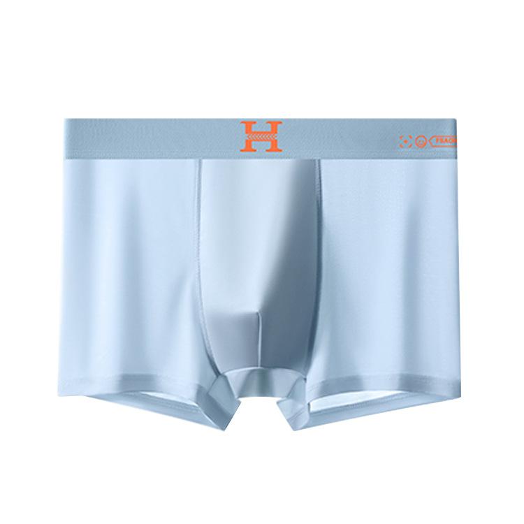 Men's Underwear Breathable Crotch Ice Silk Flat Corner Underwear Men's Four Corner Shorts