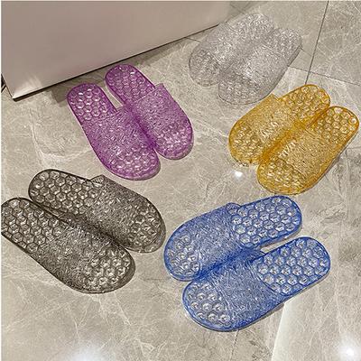 Crystal Slippers, Bathroom Anti Slip and Odor Proof Slippers, Women's Indoor and Household Use, Summer Soft Sole Versatile Home Slippers