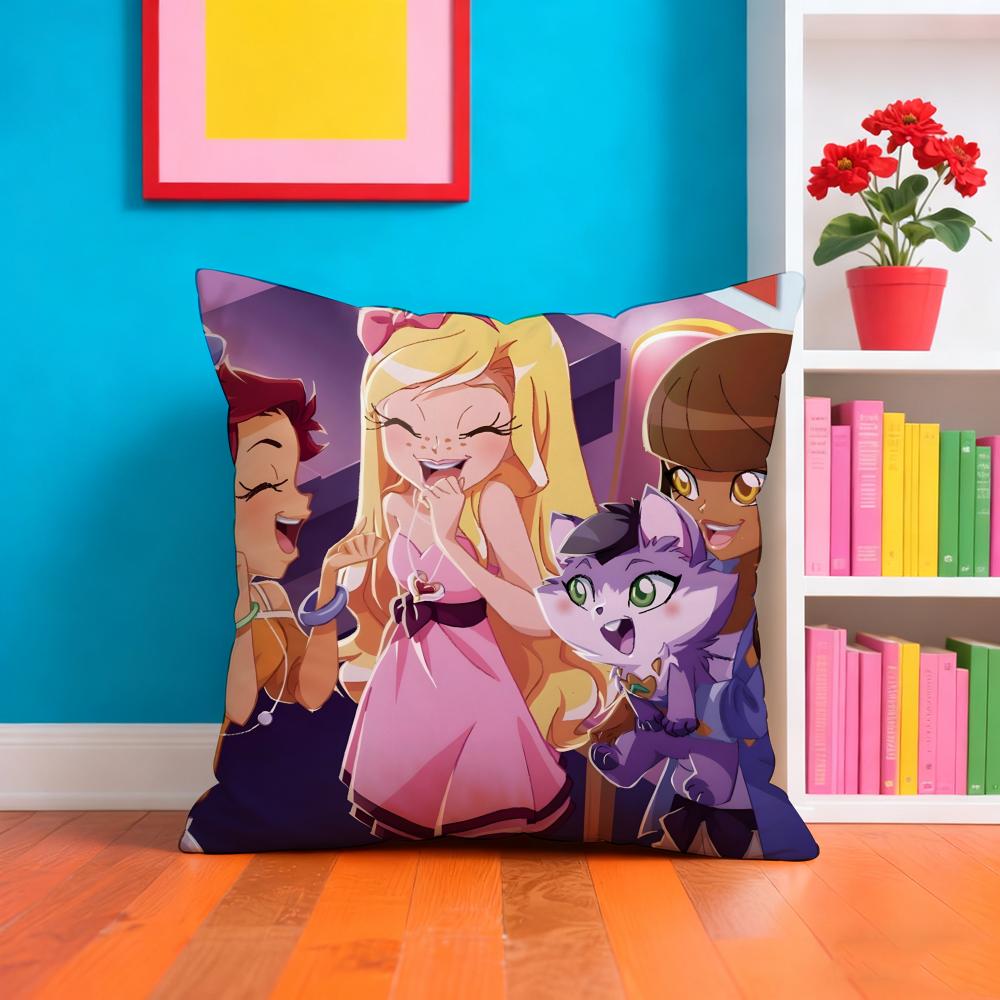 L-lolir-Rock Rock Anime Pillow Case Pillow Case Plush Fabric Soft Double Sided Print Home Sofa High Quality Cushion