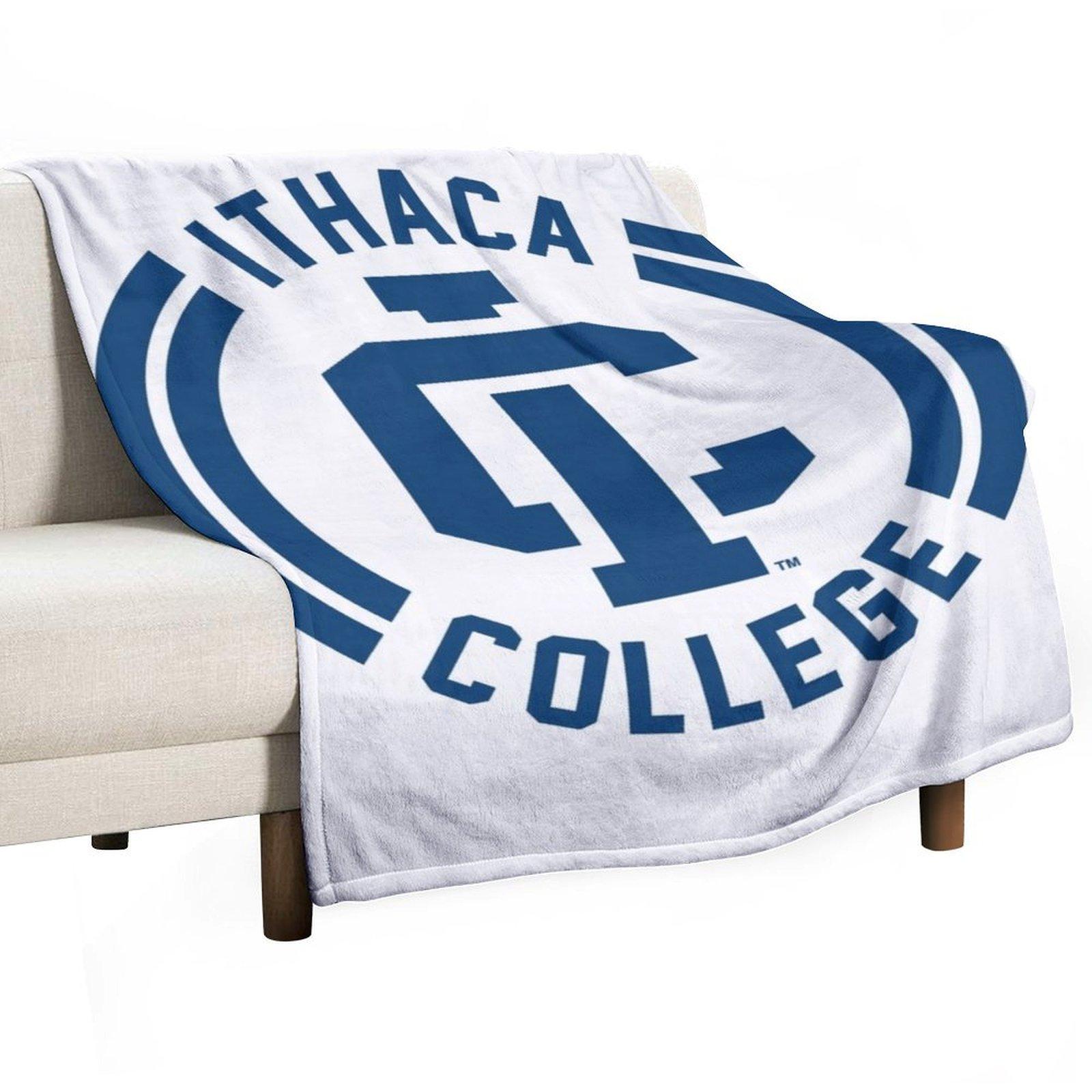Пледы Ithaca College bombers Для декоративного дивана на зиму Фланелевые Свободные одеяла 30x40in