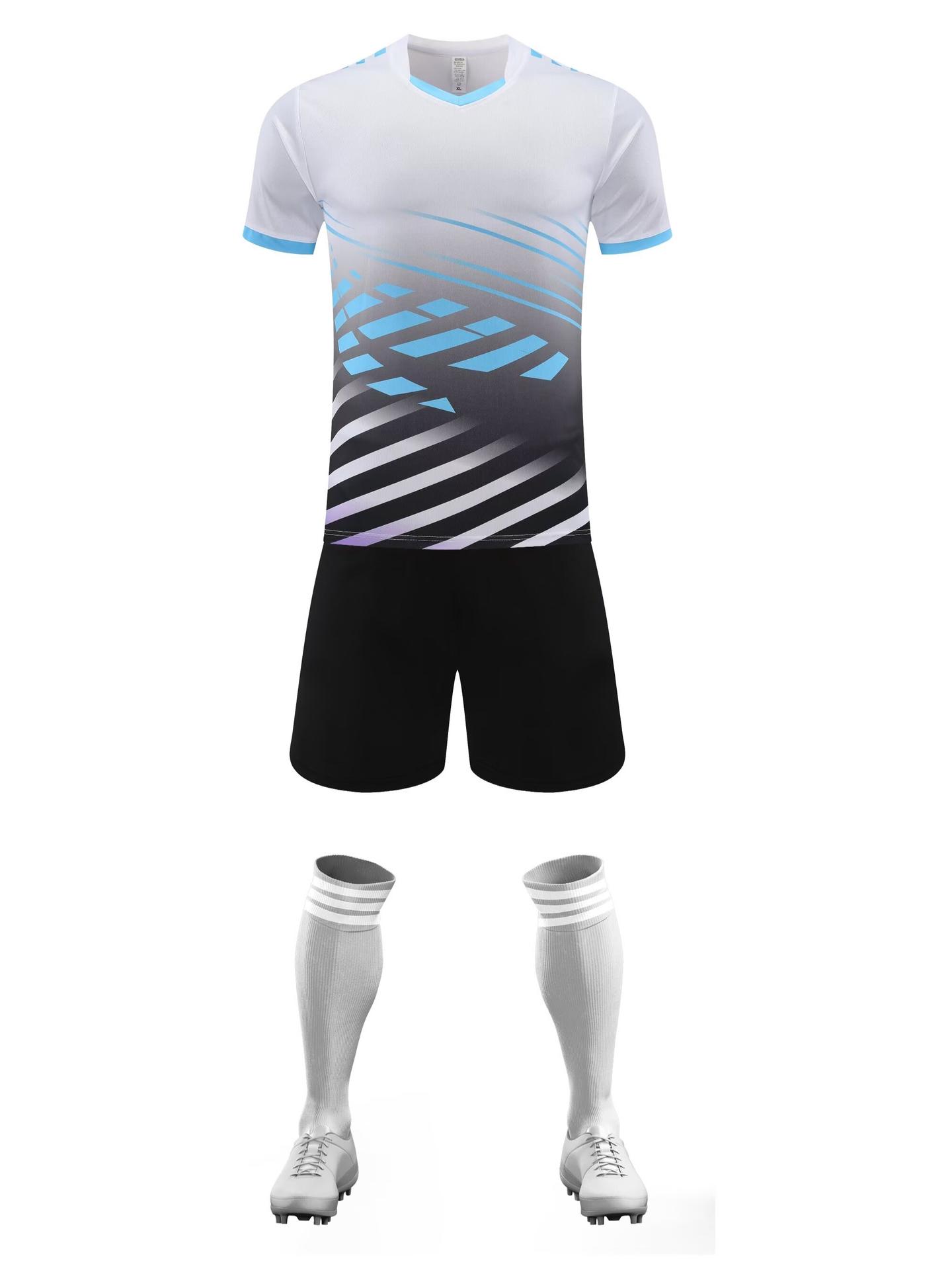 

Унисекс Комплект командной формы для волейбола и бадминтона - Дышащая спортивная форма для школьных соревнований M белый