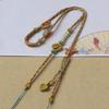 Qianli Jiangshan Handmade Braided Rope Necklace for Gold, Jade, Amber, Koi Lock Pendants