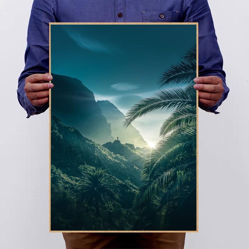 

Животные и растения тропического леса Плакат Kraft Club Bar Бумага Винтажный постер Настенная живопись Наклейки для спальни и кабинета 21*30cm No Frame