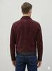 Stylish Men's Biker Handmade Suede Lambskin Leather Motorcycle Jacket Burgundy