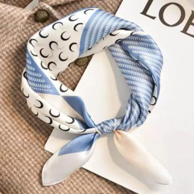 100% Silk Scarf Custom Print Silk Twill Square Scarf For Woman Digital Print Silk Scarf With Your Own Design Neck Ties