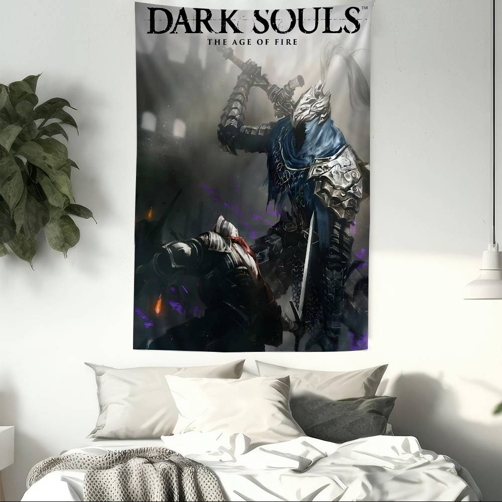 DARK SOULS Adventure Game Hanging Bohemian Tapestry Hanging Tarot Hippie Wall Rugs Dorm Home Decor