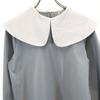yori 22AW made in Japan Long sleeve Wide collar stretch blouse 38 Women Used