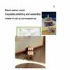 Cartoon Robot Diffuser Partable Shaking Feet Wooden Doll Wood Shake Car Ornament  Car Accessories