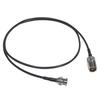 Natec 2.5DS-QFB 1m BNCP To MJ Conversion Cable (B2510MJ) for Amateur Radio, Digital Simple Radio, Etc. BNC Male To M Female Cable Outer Diameter: