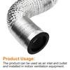 2pcs ABS  Flange Kit Strong 3 Inch Plastic Dryer   for HVAC Systems & Appliance Exhaust Connection