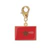 Braccialetto con Charm Bandiera in Acciaio Inossidabile con Moschettone, Gioiello Ciondolo Paese per Regalo di Viaggio Accessorio Stile