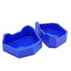 Set Base Modello Dentale 1 Paio Base in Gesso per Stampo Dentale Vassoio per Protesi Kit Base Modellero per Laboratorio Odontotecnico Igiene Orale