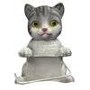 Porta-toalhas de Papel Gato, Porta-toalhas de Papel Gato 3D Divertido, Decoração para Banheiro Cozinha Suporte de Armazenamento de Papel Higiênico Montado na Parede