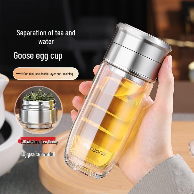 Mi Xiaoshu Portable Double-Layer Glass Tea Infuser