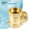 DN40 Female Thread Brass NOn Return Swing Check Valve 232PSI Prevent Water Backflow