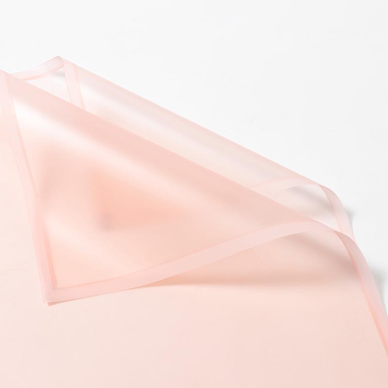 4pcs Solid Color DIY Paper Translucent Packing Paper Thickened Waterproof Floral Bouquet Packaging 57 * 57cm