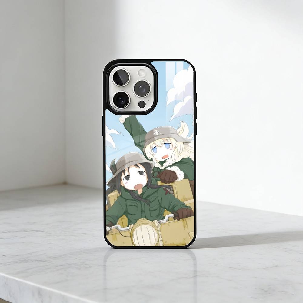 GLT Anime Chito x Y-Yuri Phone Case For iPhone17,16,15,14,13 Plus,Pro Max Magnetic For Magsafe Wireless Charging