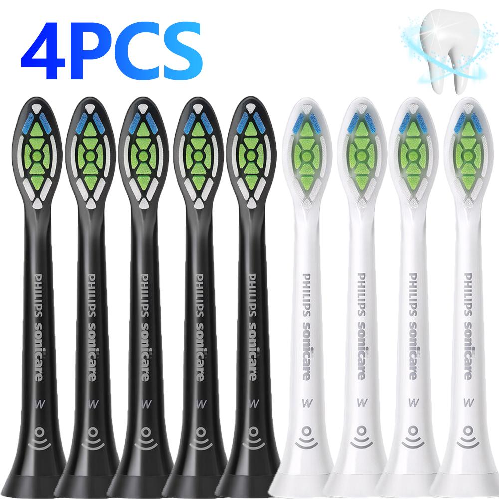 

4pcs/set Electric Toothbrush Replacement Toothbrush Head For Philips HX6064 Sonicare W2 Electric Toothbrush Head Brush Heads