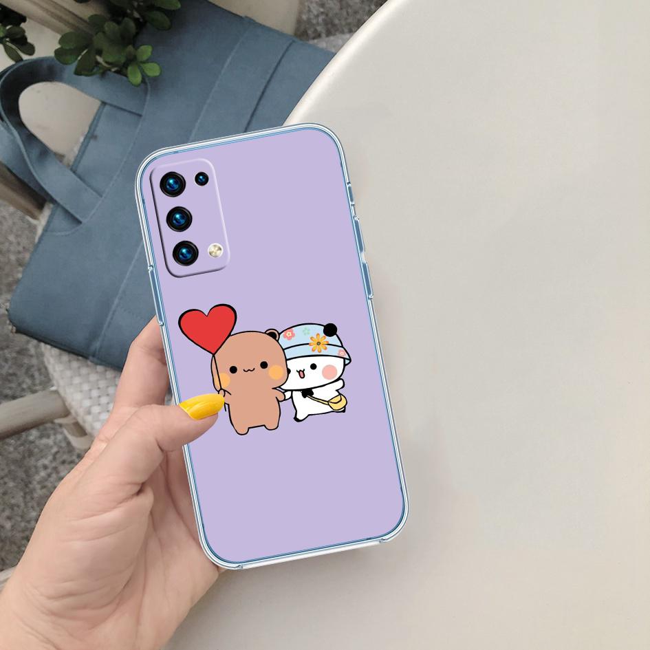 CJ21 BUBU DUDU Transparent Phone Case for LG K22 K30 K40 K40S K41 K42 K50 K50S K51 K51S K52 K61 K62 K71 K92 Q60 Q61 V40 V50 V60