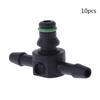 10Pcs T Type Connector Pipe Injector Assy Return Oil Backflow Hose Joiner Tube Fuel For  110 Series Injector