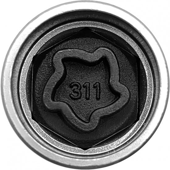 HXBER Car Screw Socket Wrench, Replacement for Security Master Locking Wheel Nut Key 306 Anti-Theft Screw Socket Wrench Tool