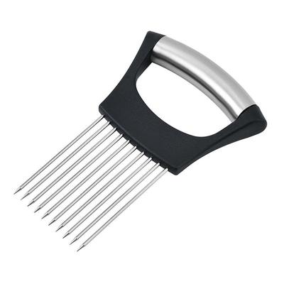 Stainless Steel Multi-function Onion Holder & Slicer