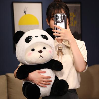 Bear Transformed Bear Plush Doll Dinosaur Bear Turn Into Panda Stuffed Toys Kids Toys