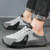 Mode Sommer Herren Hausschuhe 2025 Indoor Outdoor Zuhause Mode Halbschuhe Mesh Atmungsaktiv Sportschuhe Große Größe 39-47 Hochwertig