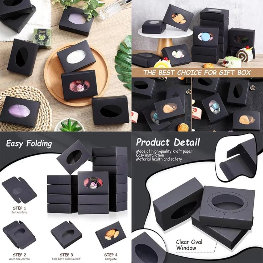 10/20Pcs Mini Gift Box Kraft Paper Handmade Soap Wrapping Box  Wedding Birthday Party Supplies