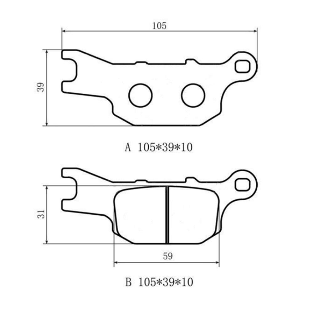 ATV & Kart Motorcycle Disc Brake Pads 2020