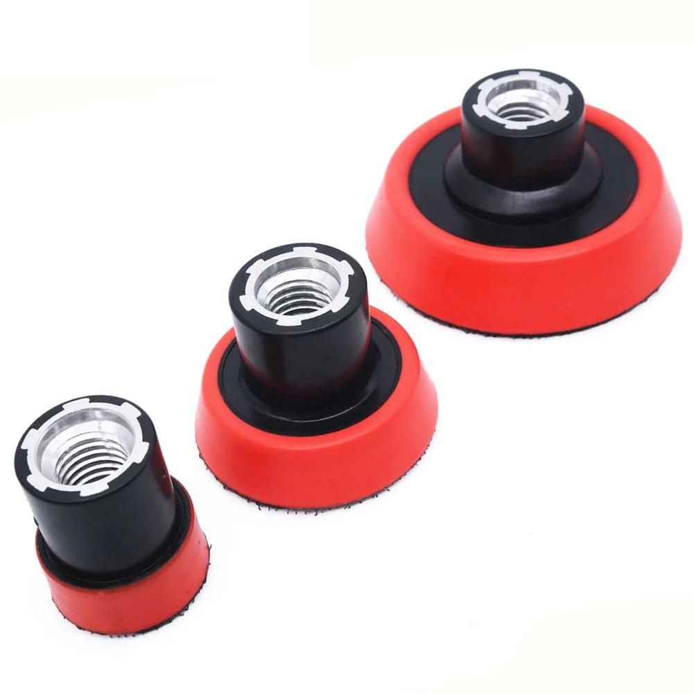 3pcs/set 1/2/3 Inch Backing Pad Sanding Polishing Pad Holder Sponge Pad 5/8-11 Thread For Rotary Polishing Machines