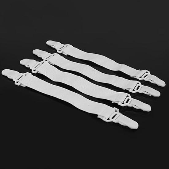 4Pcs/Set Bed Sheet Mattress Blankets Elastic Grippers Fasteners Clip Holder