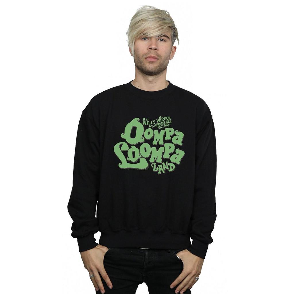 Willy Wonka And The Chocolate Factory Mens Oompa Loompa Land Sweatshirt