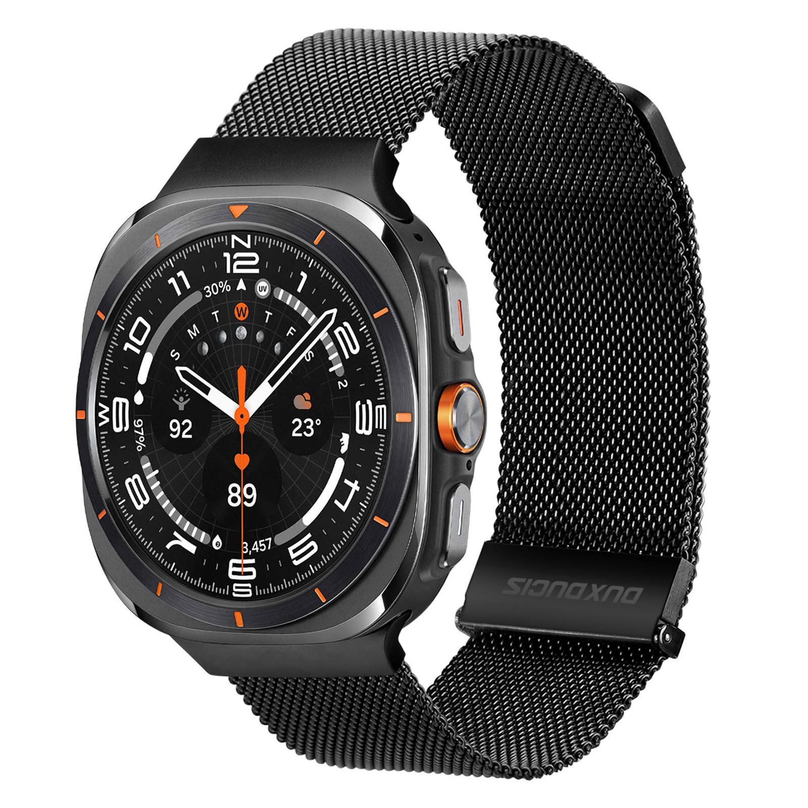 

DUX DUCIS For Samsung Galaxy Watch Ultra 47mm Magnetic Milanese Watch Band Stainless Steel Strap A