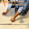 Tile Vibration Leveling Tool with an electric hammer drive system 360° Rotary Portable Floor Tiles Leveler