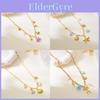 Bijoux de Vacances d'Été à la Plage Collier Pendentif Multicouche en Acier Inoxydable Coquille de Crabe Tortue Pour Femmes