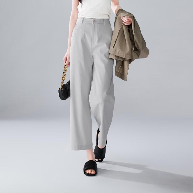 SOFSIL Women's Summer Casual Cropped Wide-Leg Pants