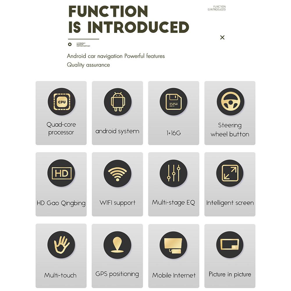 NAVIGUIDE 7'' Android Carplay Car Multimeida Player For Ford F150 Explorer Edge Escape Sport Lincoln Expedition Mustang NO DVD