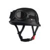Pedal German Steel Helmet Cruise Retro Half Helmet Harley Men Motorcycle Helmet Motorcycle Floating Helmet Soldier Steel Helmet Leather Helmet