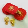 Fengshui Lucky Turtle Wallet Charm Money-biting Tortoise Ornaments Guarding Praying Longevity Protection & Financial Stability