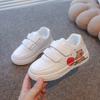 Fashion Girls White Shoes Boys Casual Sneakers with Cartoon Capybara Prints Non-slip Classic Kids Sports Skate Shoes Size 21-38