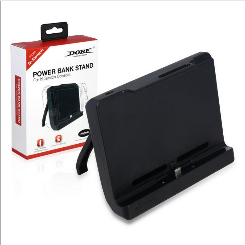 

Внешний аккумулятор емкостью 10000 мАч для геймпада Nintendo Switch, дорожная зарядная подставка, блок питания, запасная подставка 13.1*4.5*16.8cm чёрный