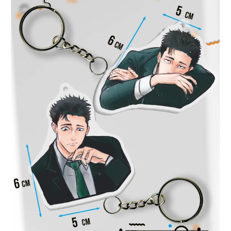 

Anime Acrylic Key Ring for Jjk Gojo Satoru Geto Suguru Zenin Maki Okkotsu Yuta Chibi Version Self-Made Acrylic Keychain Pendant 2psc