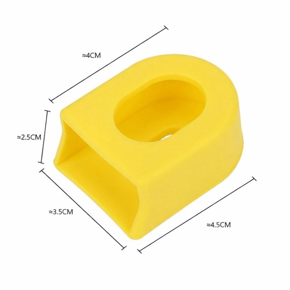 10PCS Silicone Cycling Crank Boot Protectors Multicolor Crank Arm Cover  Bike Accessory