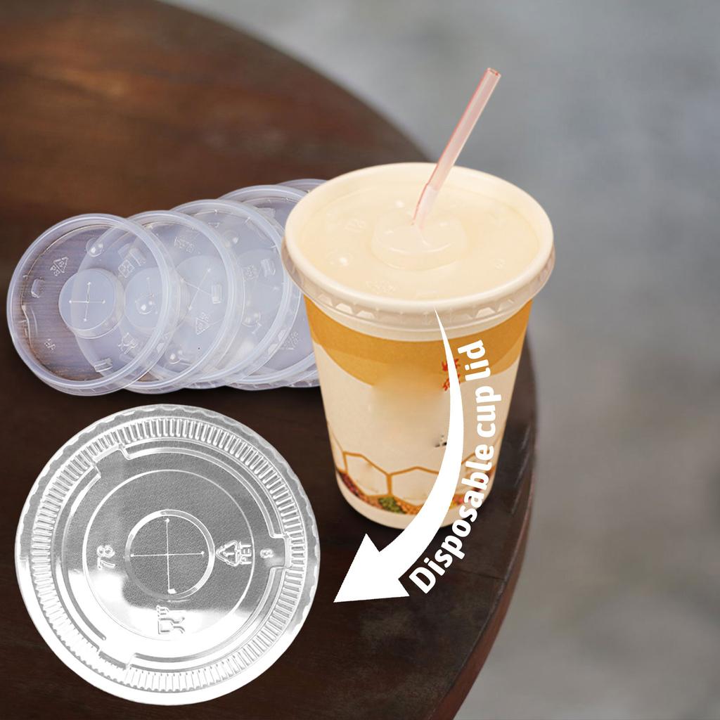 Disposable Coffee Foam Cup Milk Tea Beverage Takeaway Foam Cup Polystyrene Foam Cup Lid