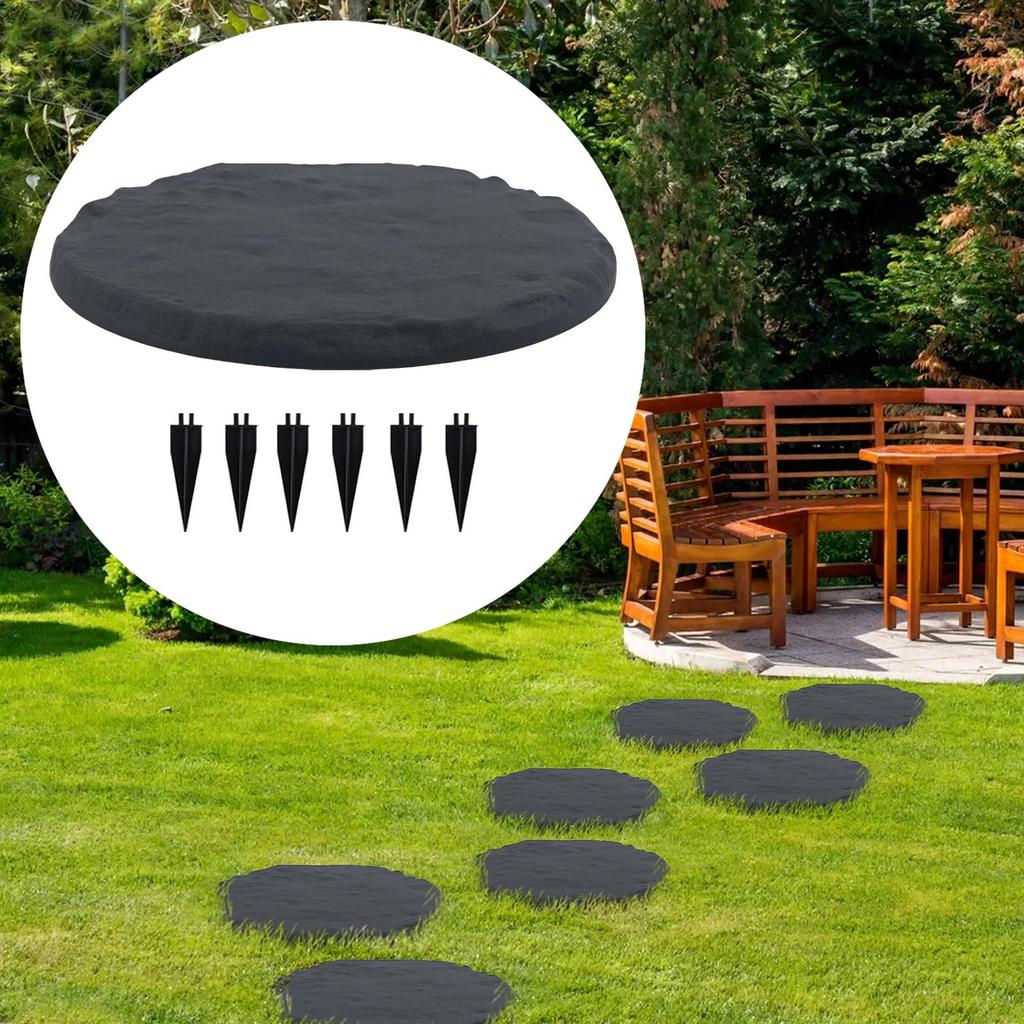 Stepping Stones For Garden Walkways Landscaping Decor Decorative Stepping Stones With Ground Stakes For Walkway Backyard Pool