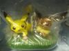 Pokemon WakuWaku Get Lottery 2013 Last Prize Pikachu Eevee Vignette Figure &