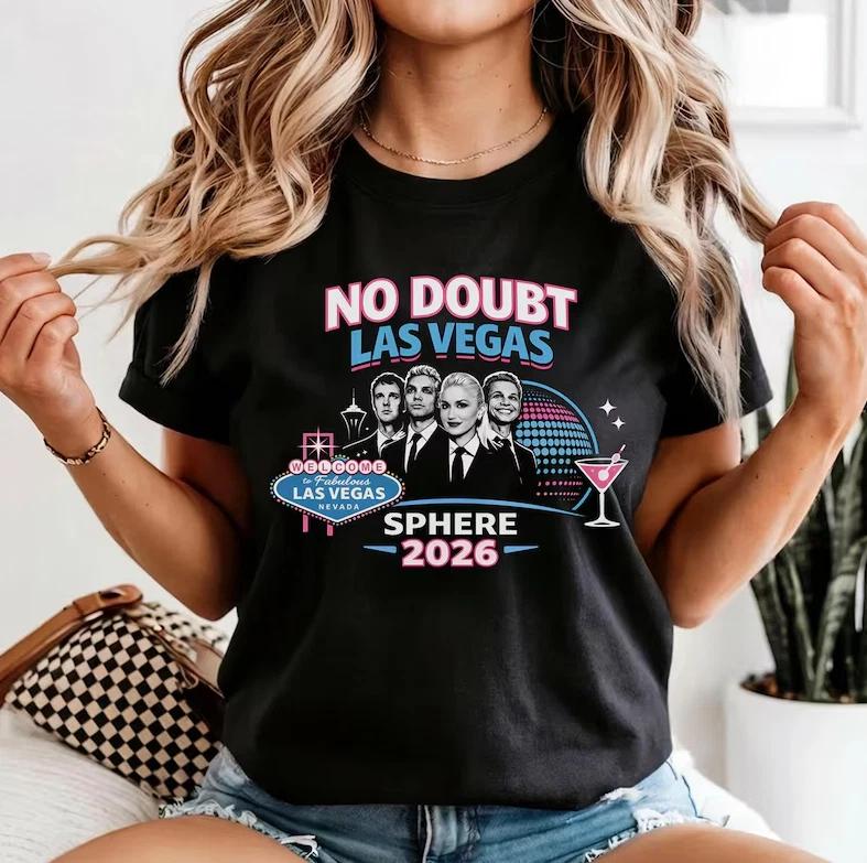 No Doubt Лас-Вегас 2026 Футболка Девичья Поездка Концертная Футболка Фан Ска-Панк Группы 3XL