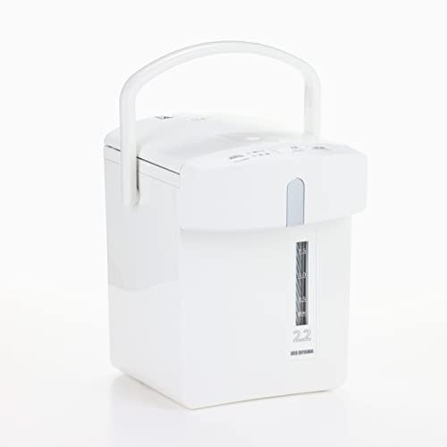 Iris Ohyama Electric Pot Mechanical 2.2 Liter Safety Lock Function Descaling Function IMHD-122-W White