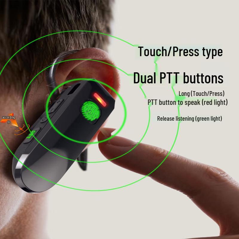 UNIKOO MAXw7 Compact Ear-Hook Bluetooth Walkie-Talkie Twin Pack (CN version)